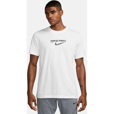 Herren Shirt M NK DF TEE PRO TRAINING in weiß