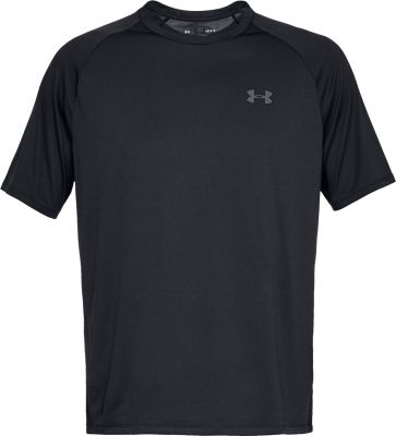 UNDERARMOUR Herren Trainingsshirt UA Tech Tee Kurzarm in schwarz