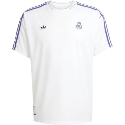 Herren Trikot Real Madrid Terrace Icons  –Genderneutral in weiß