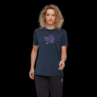 Mountain T-Shirt Women 4208m in 118 marine