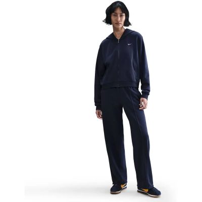 Damen Shirt Sportswear Chill Terry Loose Full-Zip French Terry in pink