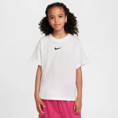 G NSW TEE BOY ESSNTL LBR in weiß