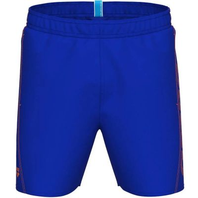 Herren Badeshorts FUNDAMENTALS LOGO BOXER in blau