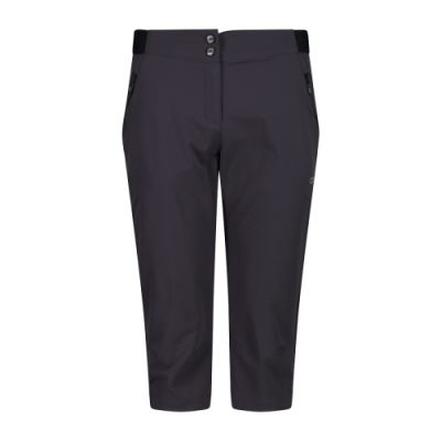 Damen Keilhose WOMAN CAPRI PANT in schwarz