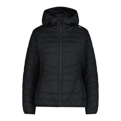 WOMAN JACKET FIX HOOD in u423 antracite