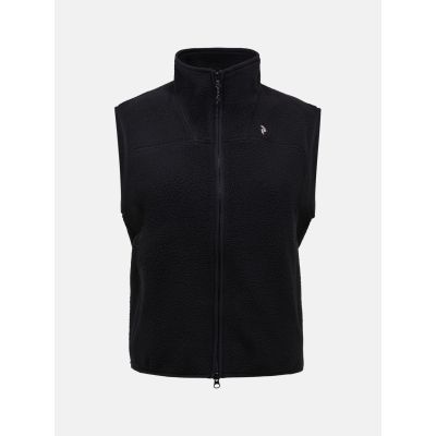 W NatureRush Pile Vest-BLACK-BLACK in schwarz