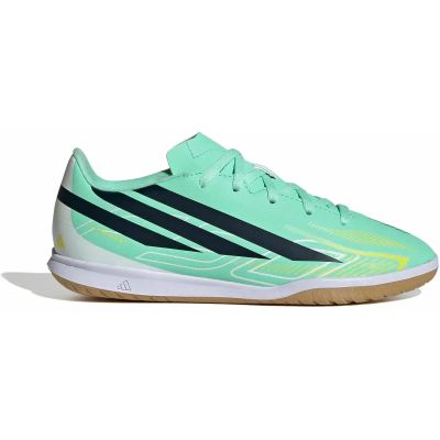 Kinder Fussball-Hallenschuhe F50 HYPERFAST CLUB IN in grün