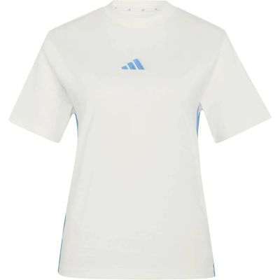 Damen Shirt Essentials 3-Streifen Cotton in pink