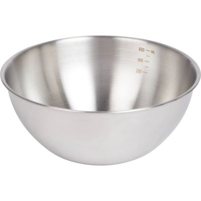 Geschirr Schale Bowl Stainless Steel in silber