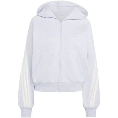 Damen Kapuzensweat KIT 3-STREIFEN in grau