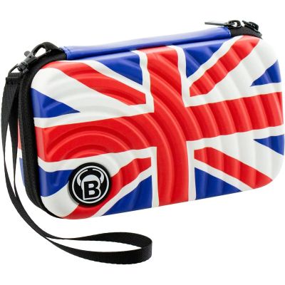 BULL`S Kleintasche ORBIS XL Dartcase UNION JACK in blau