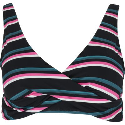 Da.-Bikini-Oberteil Mirabelle II MM in 109 stripes black