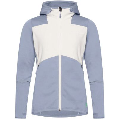Damen Unterjacke Wo Monviso Hooded Grid Fleece Jacke in lila