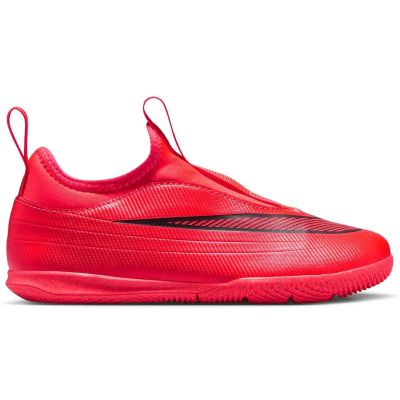 Kinder Fussball-Hallenschuhe JR. Mercurial Vapor 17 Club in rot