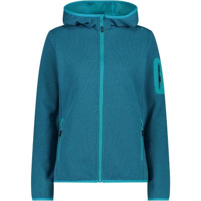 Damen Kapuzensweat WOMAN JACKET FIX HOOD in blau