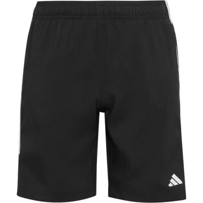 Kinder Badeshorts 3-STREIFEN KIDS in schwarz