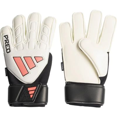 Herren Handschuhe Predator Match Fingersave in weiß