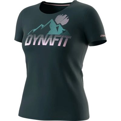 Damen Shirt TRANSALPER GRAPHIC S/S TEE W in blau