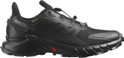 SALOMON Herren Trailrunningschuhe SHOES SUPERCROSS 4 GTX Black/Black/Black in schwarz