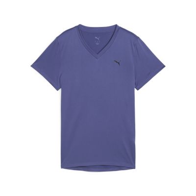 W TAD ESSENTIAL VNECK Tee in blau