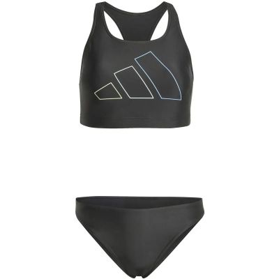 Damen Bikini Big Bars in grau