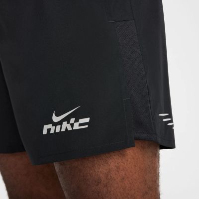 M NK DF CHLLGR 5BF FLASH SHORT in 010 black/black/black/reflecti