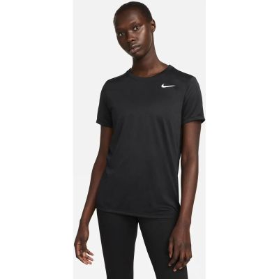 Damen Shirt W NK DF TEE RLGD LBR in schwarz