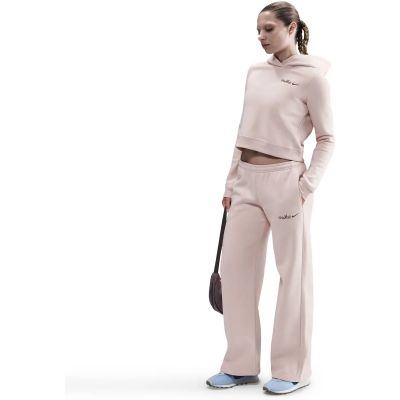 Damen Sporthose W NSW PHNX FLC STRGHT LEG PNT in pink