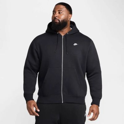 Herren Shirt M NK CLUB BB FZ HOODIE in weiß