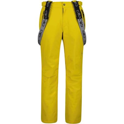 Herren Latzhose Herren Skihose Salopette - Normalgröße in gelb