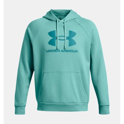 UA Rival Fleece Logo HD in grün