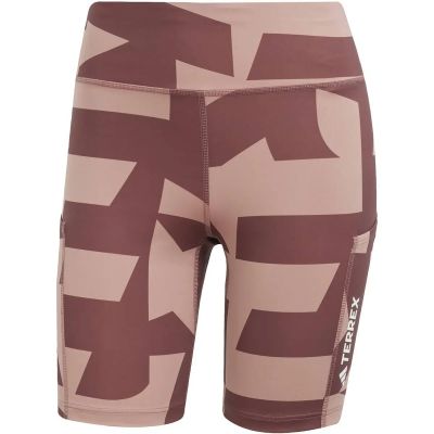 Damen Tight Terrex Multi 8-Inch Tight Shorts Printed in pink