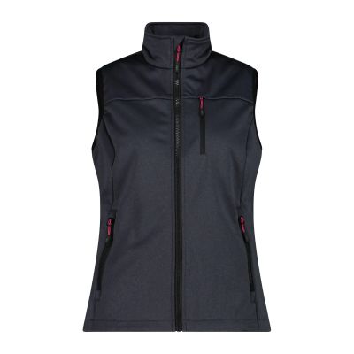 WOMAN VEST in 02uz titanio mel-amaranto