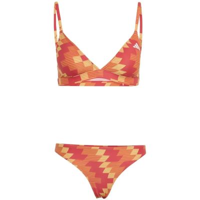 Damen Bikini FUSSBALL-INSPIRIERTES TRIANGEL-BIKINI-SET in braun