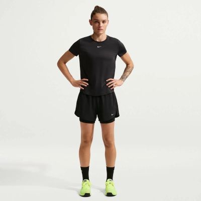Damen Shorts W NK ONE DF HR 3IN 2N1 SHORT in weiß