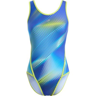 Damen Badeanzug Da.-Badeanzug Nelly W in 901 aop/blue royal/olive