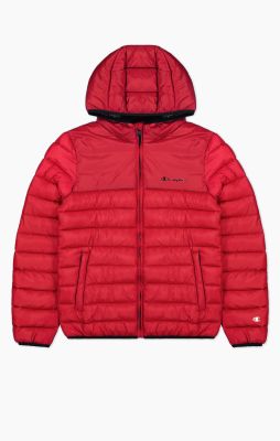 Hooded Jacket in rot