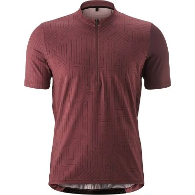 Herren Shirt Adventure Jersey Halfzip M in braun