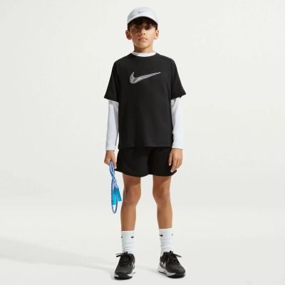 Kinder Shirt Multi Dri-FIT in schwarz