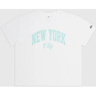 Damen Shirt Crewneck in wei