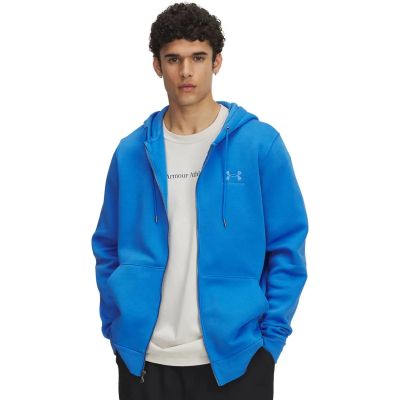 Herren Kapuzensweat UA ESSENTIAL FLEECE FZ HOOD in grau