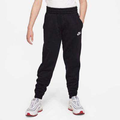 Nike K Nsw Club Flc Jggr Lbr in 010 black/white