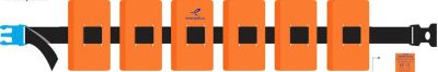 ENERGETICS Kinder Schwimmhilfe Swim Belt in orange