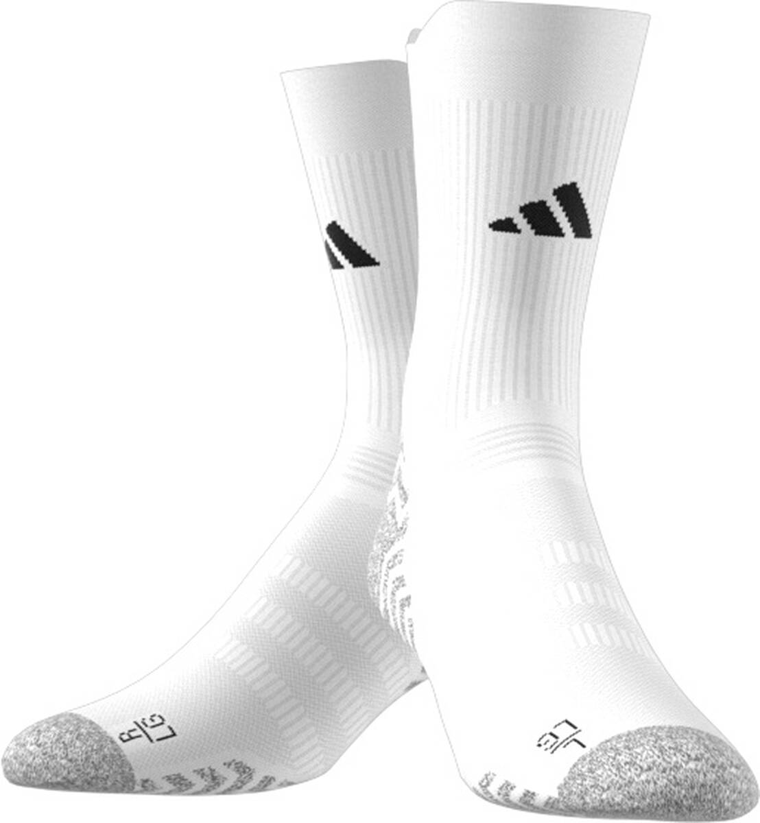 ADIDAS Herren Socken adidas Football GRIP Knitted Light Performance Crew Fussball Stutzenstrumpfe U Artikelnummer IN1798 000 WHITE BLACK