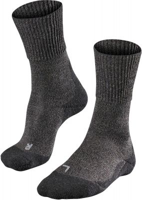 FALKE Damen Trekkingsocken "TK1 Wolle" in schwarz