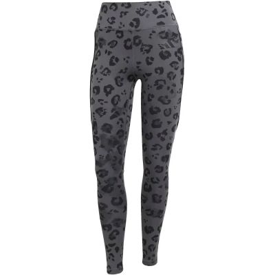 Damen Tight Optime Essentials Full Length Print in grau