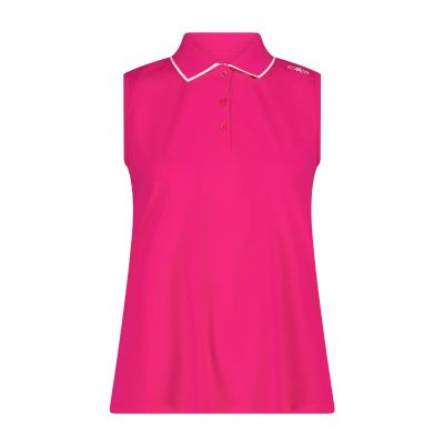 WOMAN POLO SLEEVELESS in b818 festival