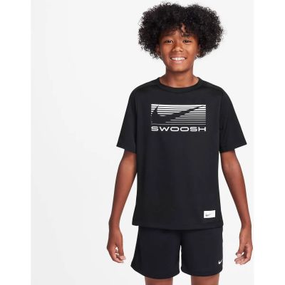 Kinder Hemd Multi Dri-FIT in schwarz