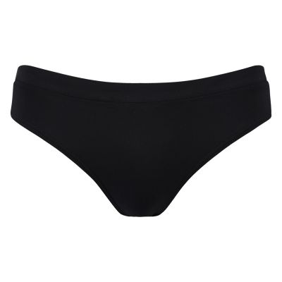 Solid Bikini Briefs in schwarz