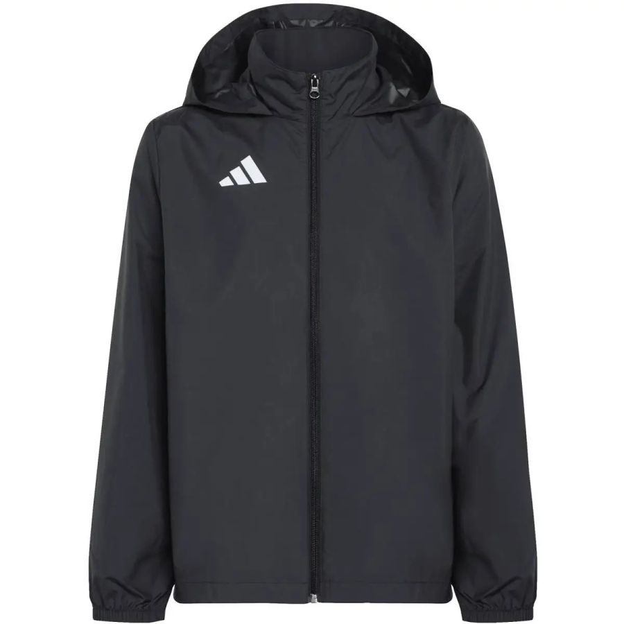 Adidas, Jungen, Laufjacke, Entrada Multi Schwarze Kinderjacke (152), Schwarz, 152 - Image 3